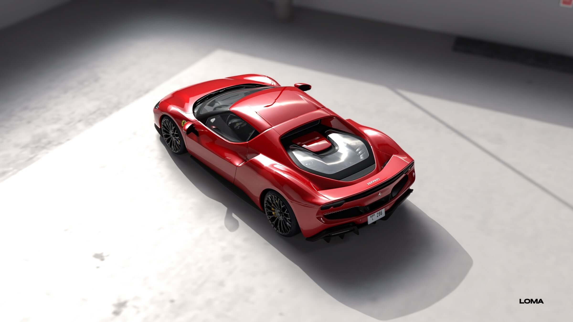 Ferrari 296 GTB by LOMA Refined: Unleashing Ultimate Performance.