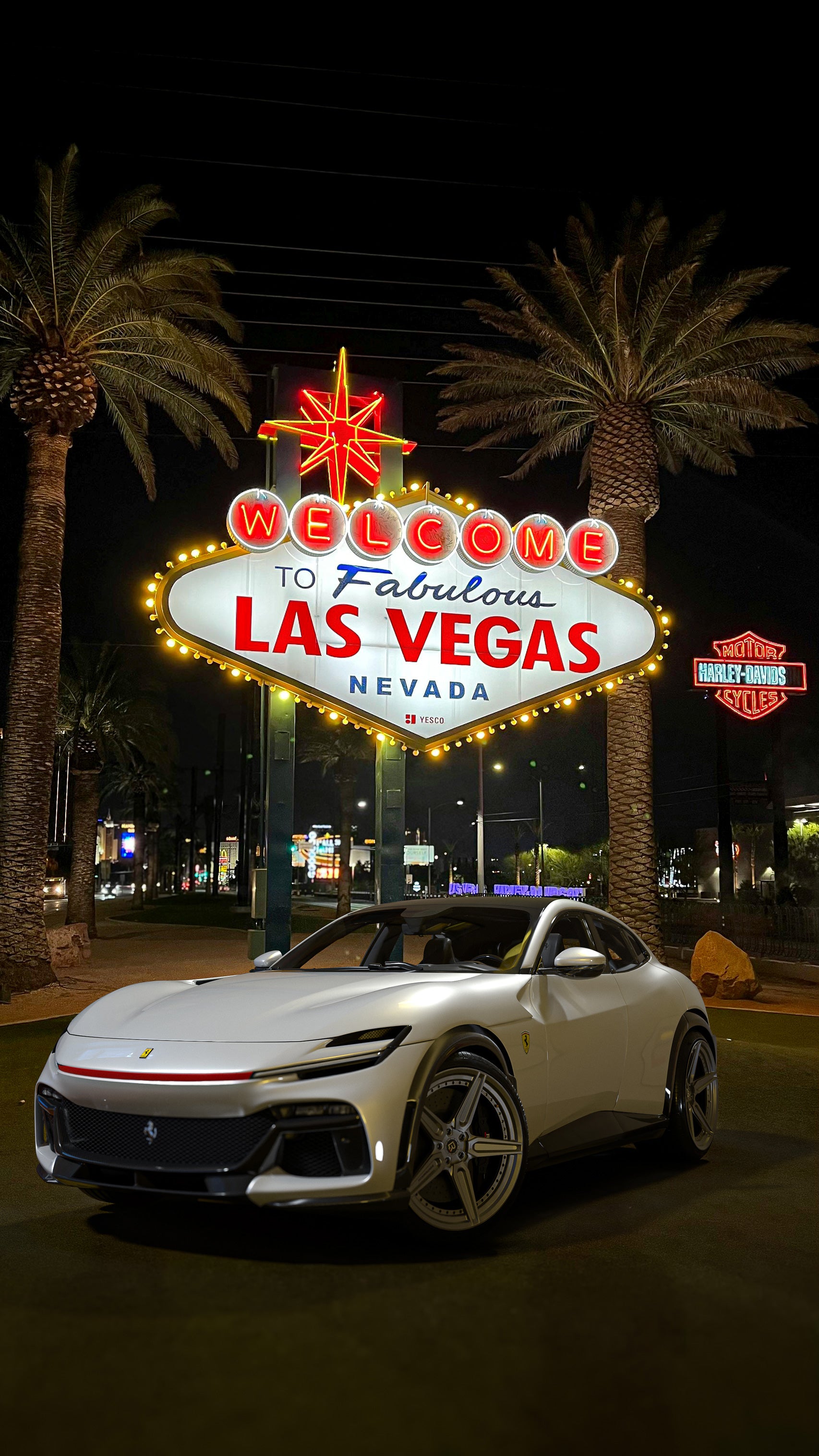 LOMA-Refined-Ferrari-Purosangue-showcasing-custom-forged-wheels-and-catless-downpipe-on-the-Las-Vegas-Strip.