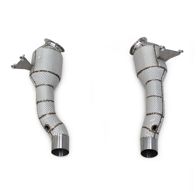 LOMA Refined heat protected downpipe with 100 or 200 cell cats.