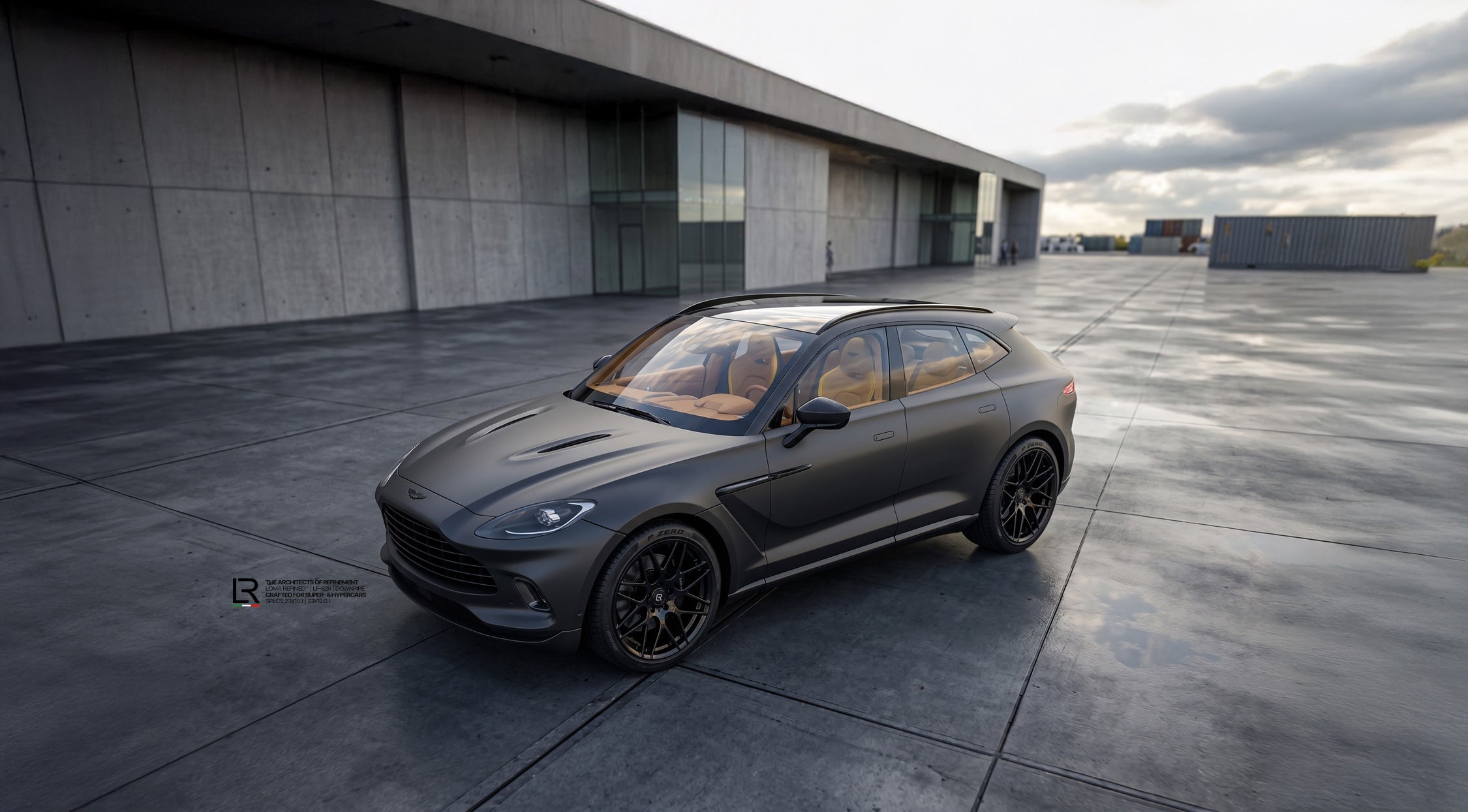 Custom Aston Martin DBX on 23-Inch Forged Wheels and Tuning Upgrades.