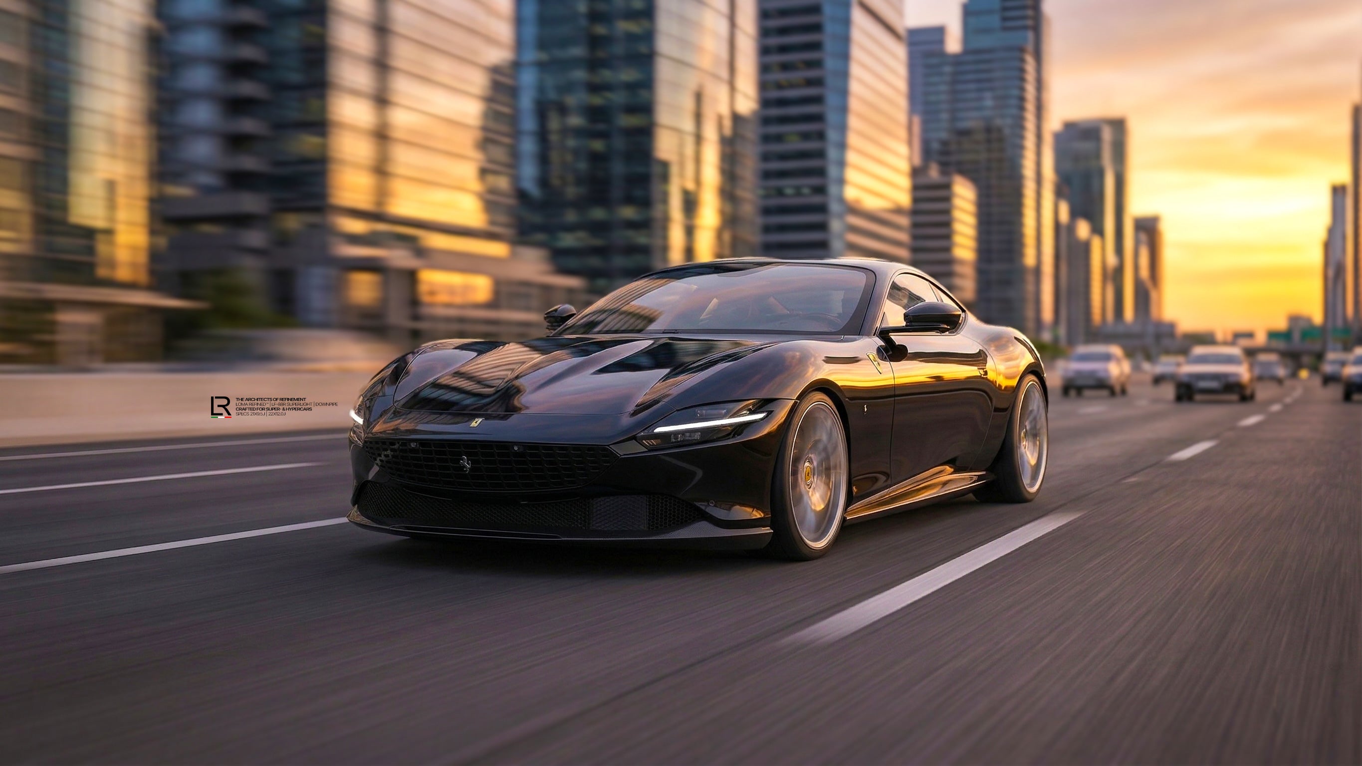 Ferrari Roma Tuning with 760 HP and Centerlock Wheels.