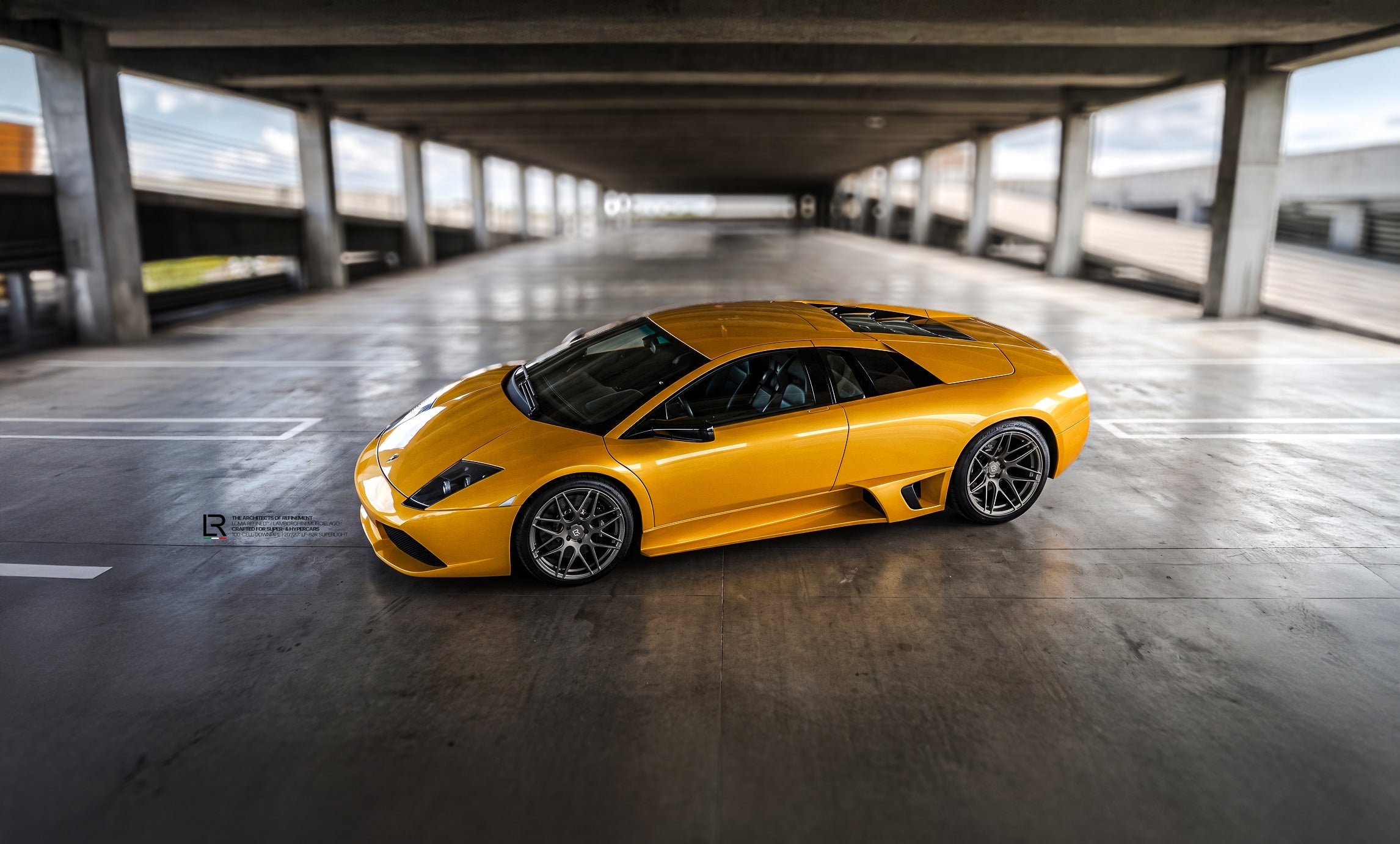 The Lamborghini Murciélago on LOMA LF-82R Forged Wheels: Reimagining an Icon