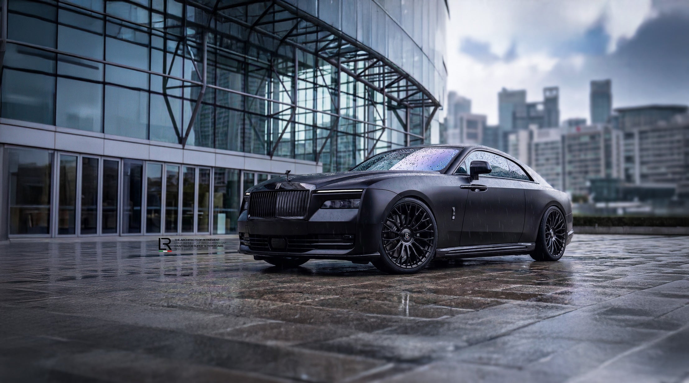 Rolls-Royce Spectre Custom Wheels, Rims, And Lowering: The LOMA Build.