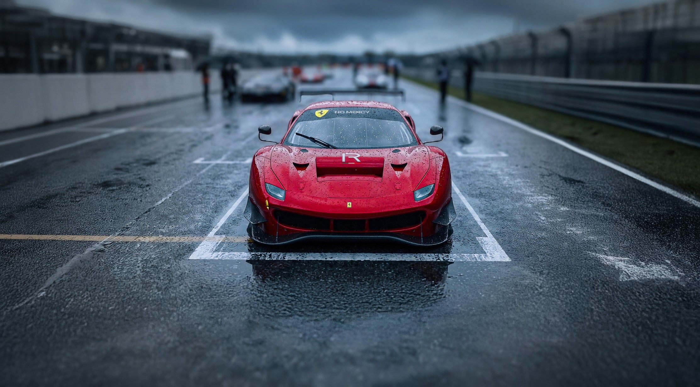 Ferrari-488-GT3-Racing-Grid-with-LOMA-Refined-Mega-Wallpaper.