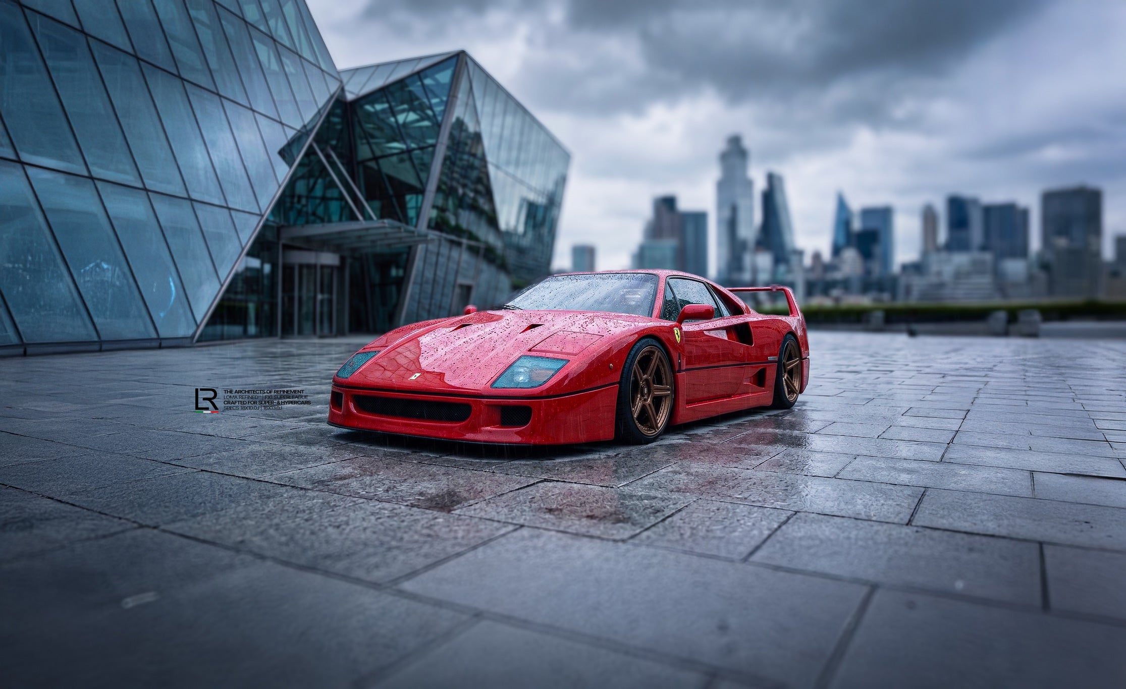 Ferrari-F40-Wheels-and-Custom-Rims-by-LOMA-Refined-Front-Side-View_113314de-4ef7-4d99-8280-0d2c15b66dc9.
