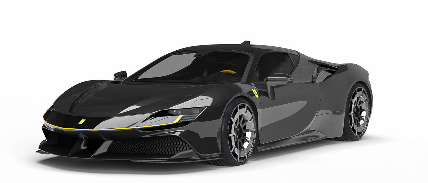 Ferrari-SF90-Tuning_-Catless-Downpipes-and-Custom-Forged-Wheels-by-LOMA-Refined.