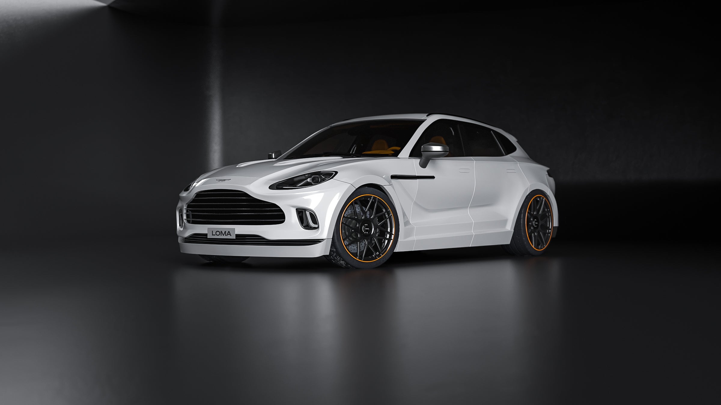 LOMA_Refined_Aston_Martin_DBX_on_LF-82R_Superlight_Wheels_front_side_view_52a20985-9d65-4063-aa2e-a585143af0c6