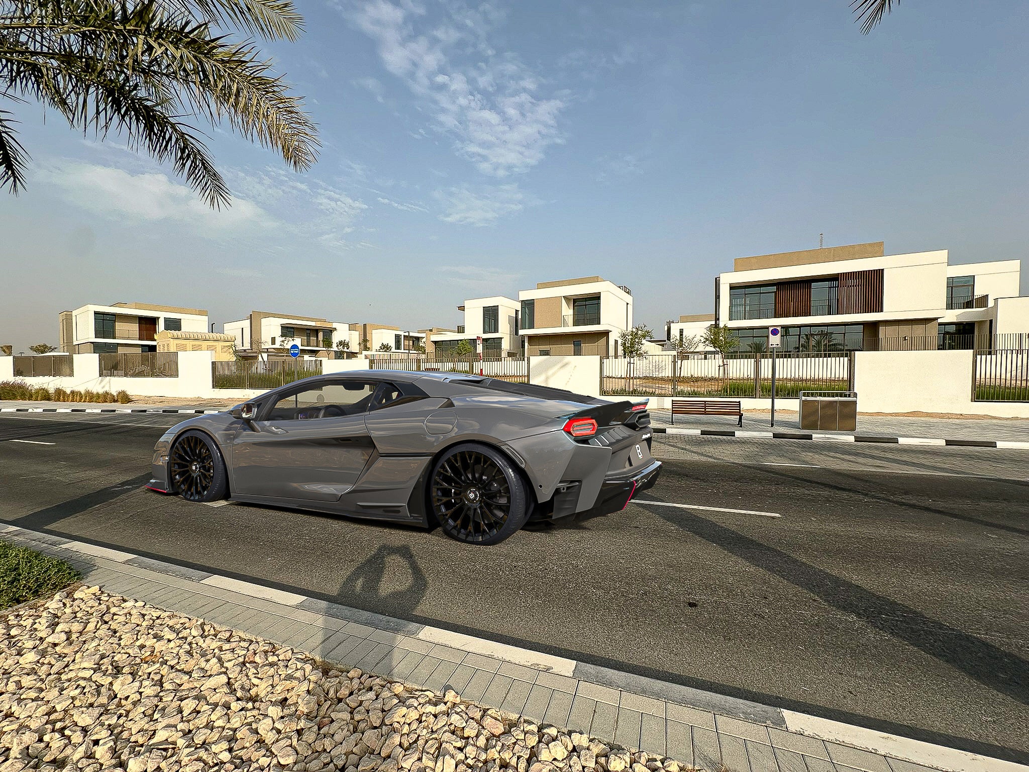 Lamborghini-Temerario-rear-side-view-showcasing-catless-downpipe.