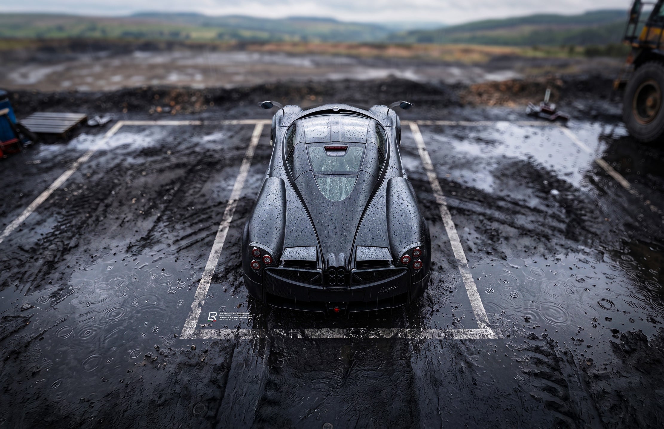 Pagani-Huayra-Custom-Wheels-and-Performance-by-LOMA-Refined-front-driver-birdsview-coal-mine-wallpaper.