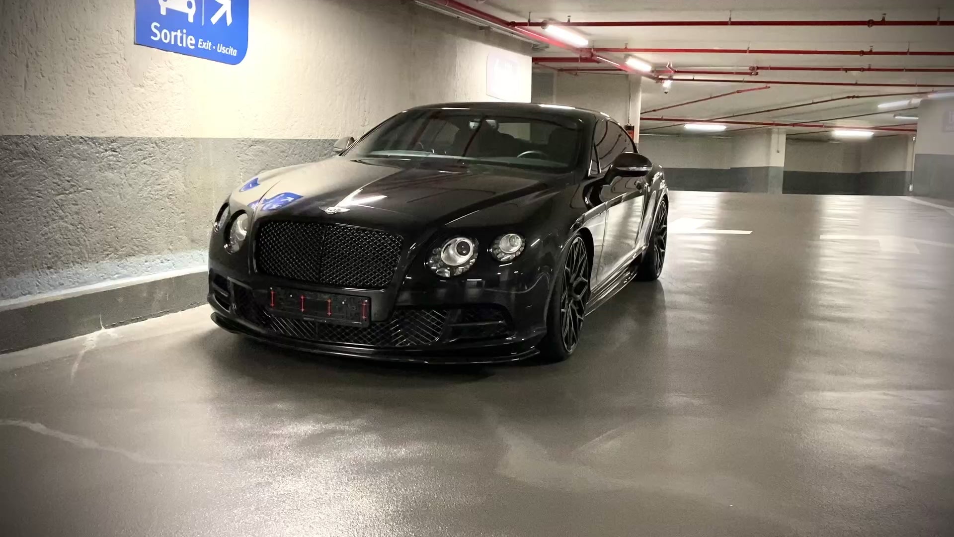 Load video: Bentley Continental GT Speed Custom Wheels and Tuning by LOMA Refined.